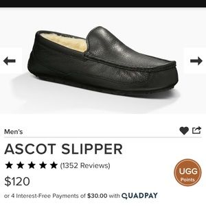 Men’s Ascot UGG Slipper